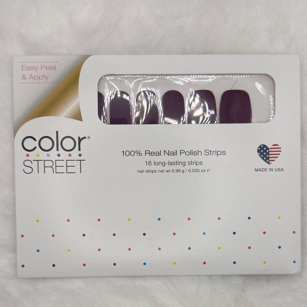 Color Street Deep Purple Nail Strips - Aberdeen Aubergine
